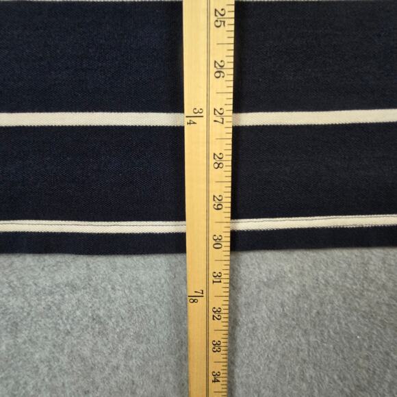 J. Crew Shirt Mens Size XL Navy Stripe Polo Golf - Picture 16 of 16